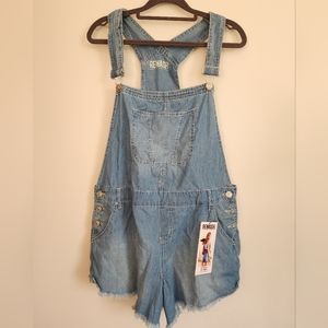 Rehash overall shorts, xl, jeans